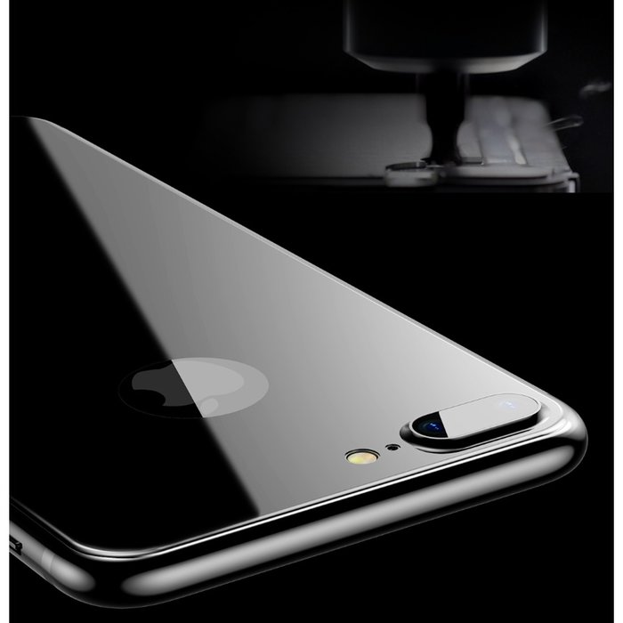 Защитное стекло Baseus 3D Silk-Screen Back для iPhone 7 Plus Черное - Изображение 36902
