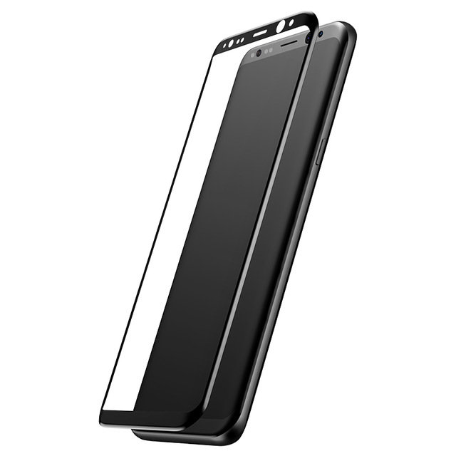 Защитное стекло Baseus 3D Glass 0.3mm для Samsung Galaxy S8 Plus Черное - Изображение 43926