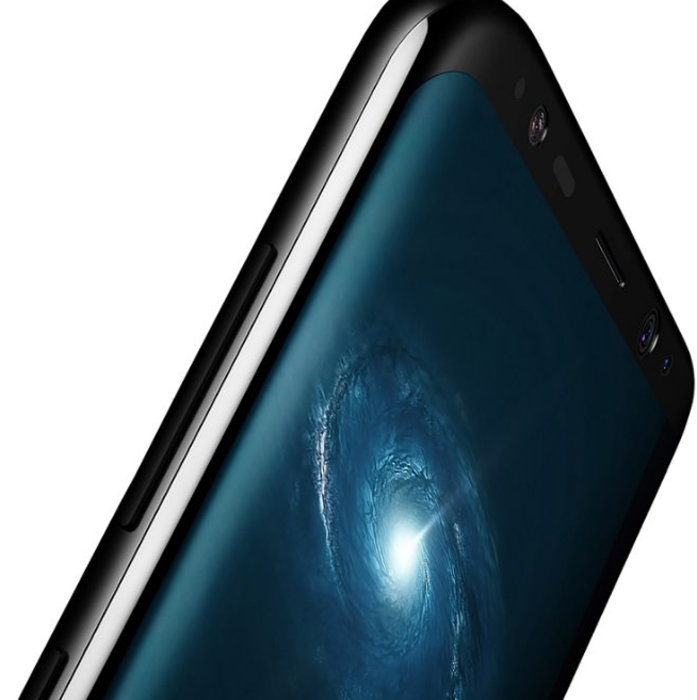 Защитное стекло Baseus 3D Glass 0.3mm для Samsung Galaxy S8 Золото - Изображение 43952