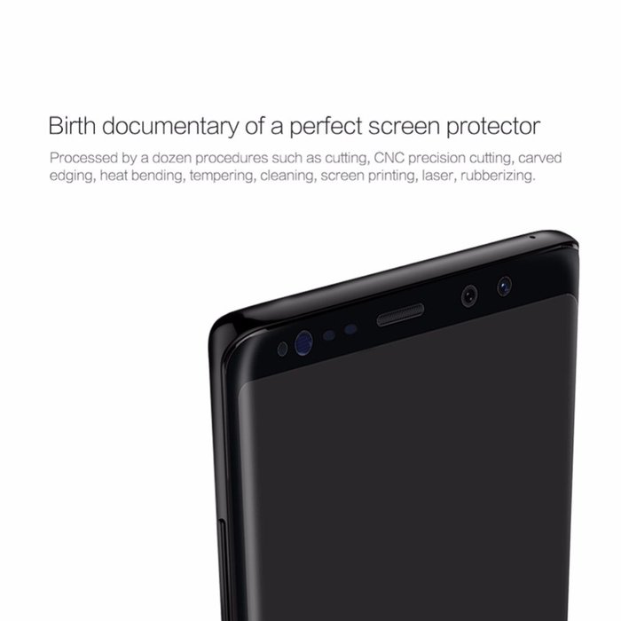 Защитное стекло Monarch 6D для Samsung Galaxy Note 9 Черное - Изображение 109986