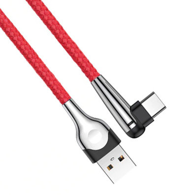 Кабель угловой Baseus MVP USB - Type-C 1m Красный - Изображение 110243