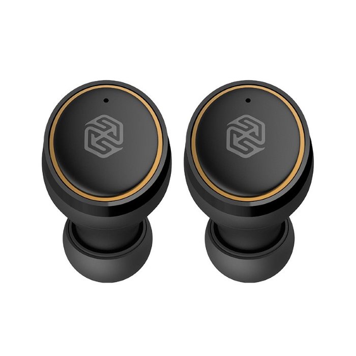 Беспроводные вакуумные Bluetooth наушники с микрофоном Nillkin Liberty TWS Черно-золотые - Изображение 119341