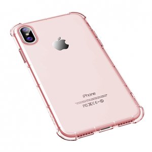 Чехол противоударный Rock Fence S для iPhone X Розовый