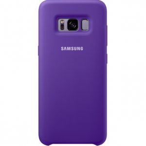 Силиконовый чехол накладка для Samsung Galaxy S8 Фиолетовый