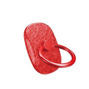 Кольцо-держатель для телефона Baseus Plaid Ring Красный