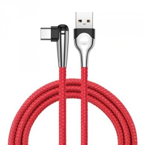 Кабель угловой Baseus MVP USB - Type-C 1m Красный