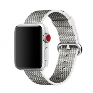 Ремешок нейлоновый Woven Nylon для Apple Watch (44мм) Серый