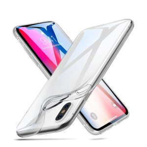 Силиконовый чехол накладка Hoco Transparent TPU для iPhone X Прозрачный