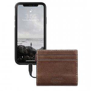 Внешний аккумулятор + кошелёк Nomad Slim Charging Wallet