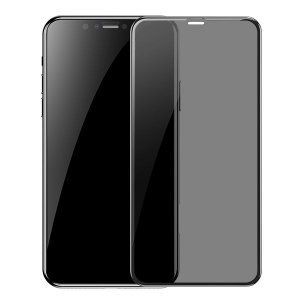 Защитное стекло Baseus Anti-Peeping 0.3mm для iPhone Xs Max Черное