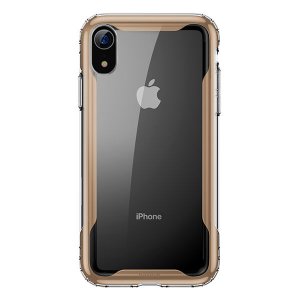 Силиконовый чехол накладка Baseus Armor Case для iPhone Xr Золотой