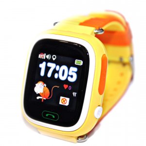 WONLEX Smart Baby Watch Q80 - Желтые