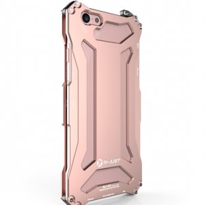 Чехол противоударный R-Just Gundam для iPhone 6 Plus/6S Plus Розовое золото