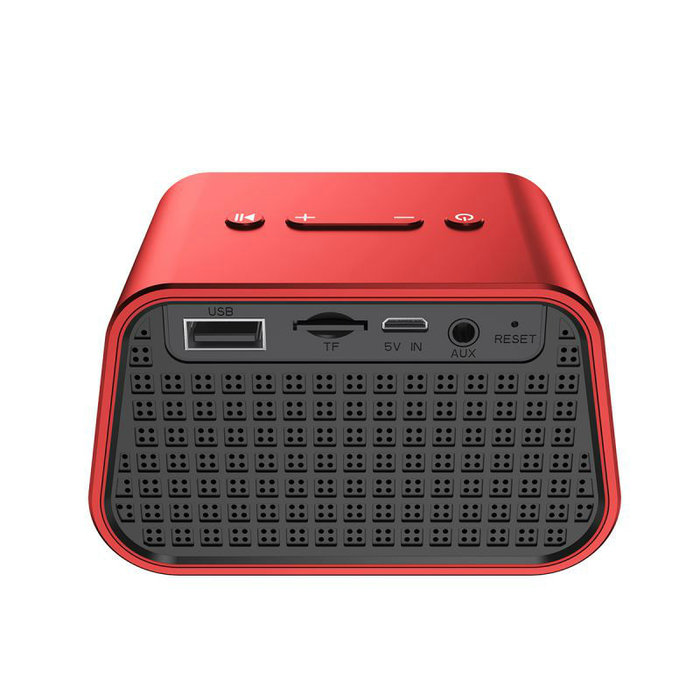 Портативная Bluetooth колонка с флешкой Baseus Encok Multi-Functional E02 Красная - Изображение 62983