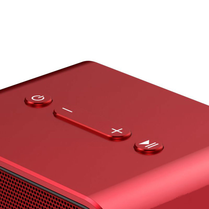 Портативная Bluetooth колонка с флешкой Baseus Encok Multi-Functional E02 Красная - Изображение 62985
