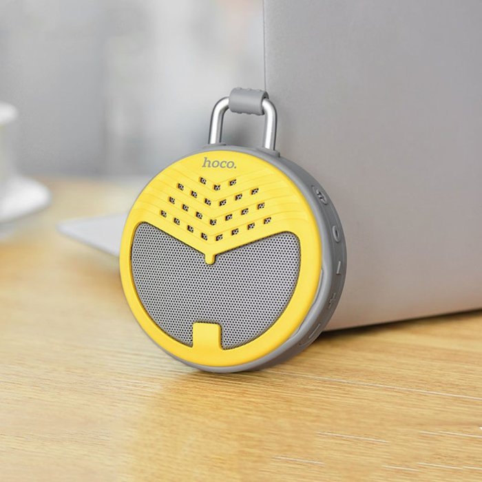 Портативная Bluetooth колонка с флешкой Hoco BS17 Желтая - Изображение 63723
