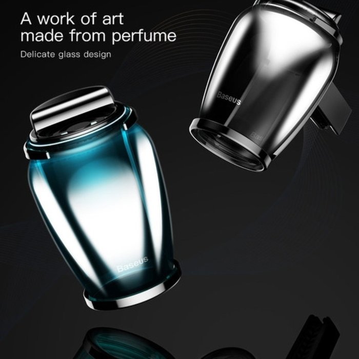 Ароматизатор в машину Baseus Zeolite Car Fragrance Черный - Изображение 64187