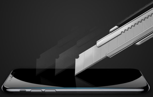 Защитное стекло Baseus Silk-screen 3D Arc Tempered Glass 0.3mm для iPhone X Черное - Изображение 35912