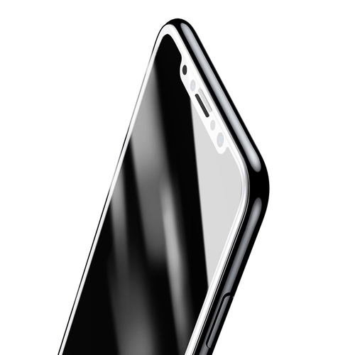 Защитное стекло Baseus Silk-screen 3D Arc Tempered Glass 0.3mm для iPhone X Белое - Изображение 35922