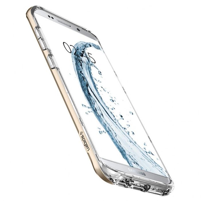 Прозрачный чехол накладка Spigen Neo Hybrid Crystal для Samsung Galaxy S8 Шампань - Изображение 6939