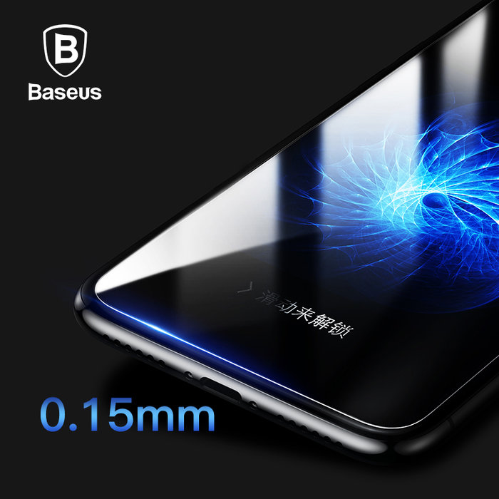 Защитное стекло Baseus Ultra Slim Tempered 0.15mm для iPhone X Прозрачное - Изображение 36226