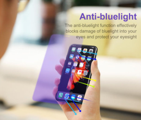 Защитное стекло Baseus Ultra Slim Anti-bluelight 0.15mm для iPhone X Антибликовое - Изображение 36240