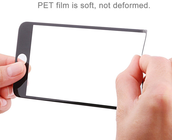 Защитное стекло с силиконовыми краями Baseus Pet для iPhone 7 / 8 Белое - Изображение 36348