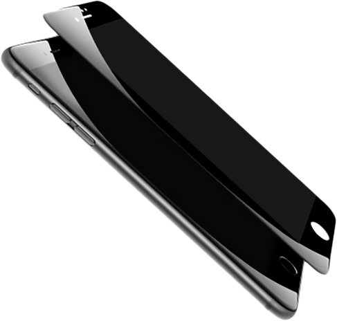 Защитное стекло Baseus Soft edge Anti-peeping для iPhone 7 Черное - Изображение 36446