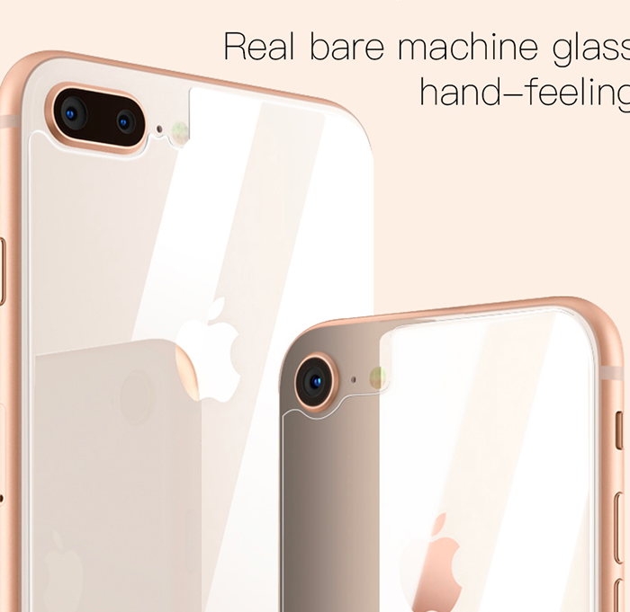 Защитное стекло Baseus Back Glass Film 0.3мм для iPhone 8 Plus Прозрачное - Изображение 36544