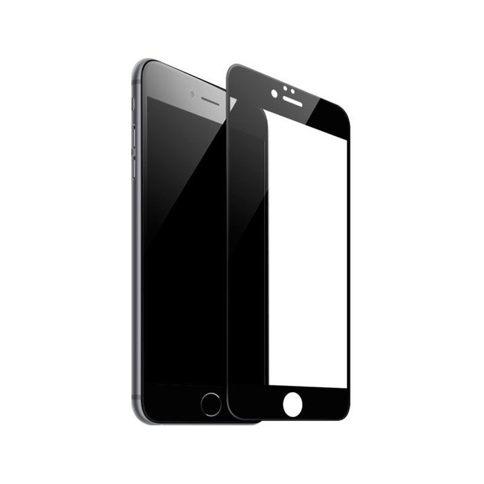 Защитное стекло Baseus 0.2mm Tempered Glass для iPhone 7 Plus Черное - Изображение 36646
