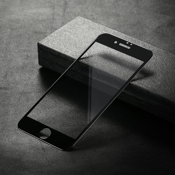 Защитное стекло Baseus 0.2mm Tempered Glass для iPhone 7 Plus Черное - Изображение 36654