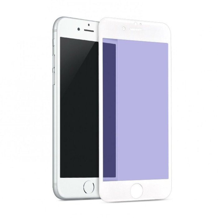 Защитное стекло Baseus Anti-bluelight 0.2mm Tempered Glass для iPhone 7 Plus Белое - Изображение 36762