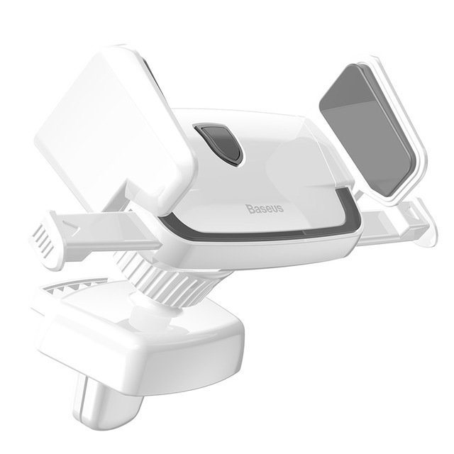 Автомобильный держатель для телефона Baseus Robot Air Vent Car Mount Белый - Изображение 36980