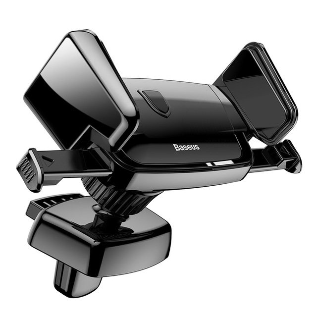 Автомобильный держатель для телефона Baseus Robot Air Vent Car Mount Черный - Изображение 37008