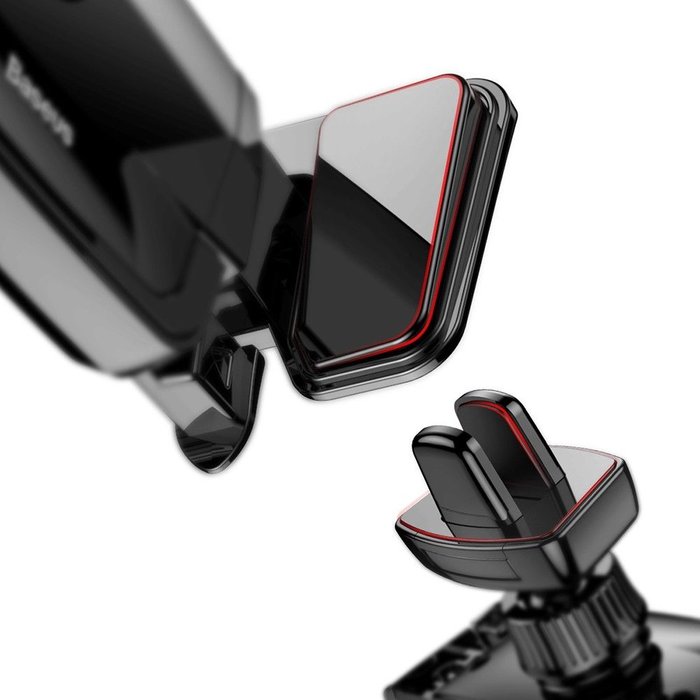 Автомобильный держатель для телефона Baseus Robot Air Vent Car Mount Черный - Изображение 37016