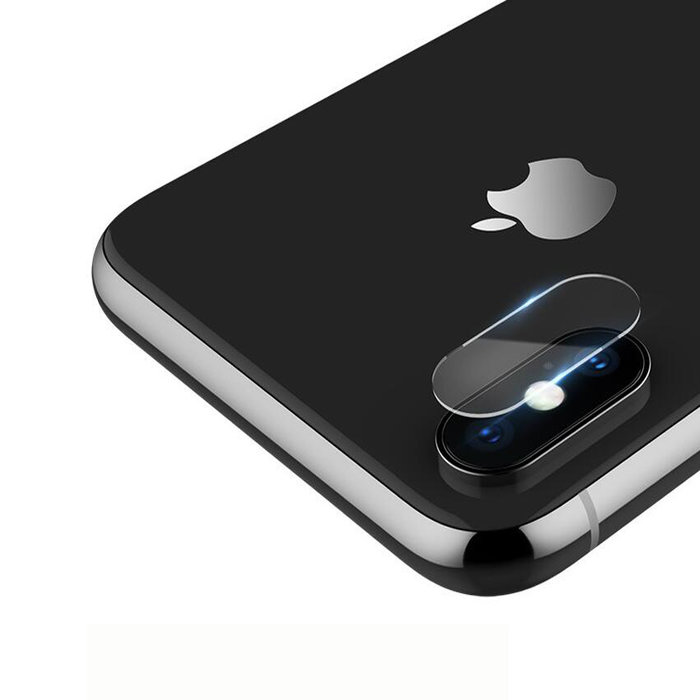 Защитное стекло Baseus Camera Tempered Glass для iPhone X Прозрачное - Изображение 37082