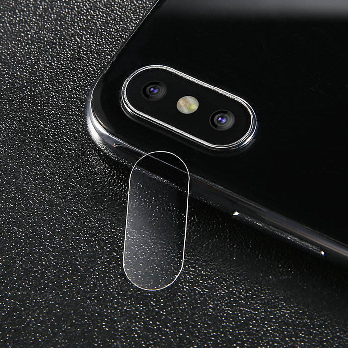 Защитное стекло Baseus Camera Tempered Glass для iPhone X Прозрачное - Изображение 37100