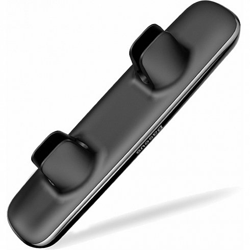 Автомобильный держатель для телефона Baseus Double Clip Vehicle Mount Черный - Изображение 37216