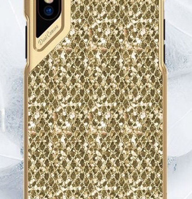 Чехол накладка Remax Sulish Series для iPhone X Золото - Изображение 37398