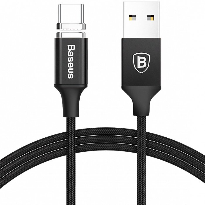 Магнитный кабель Baseus Insnap Magnetic USB to Type-C 1м Черный - Изображение 37702