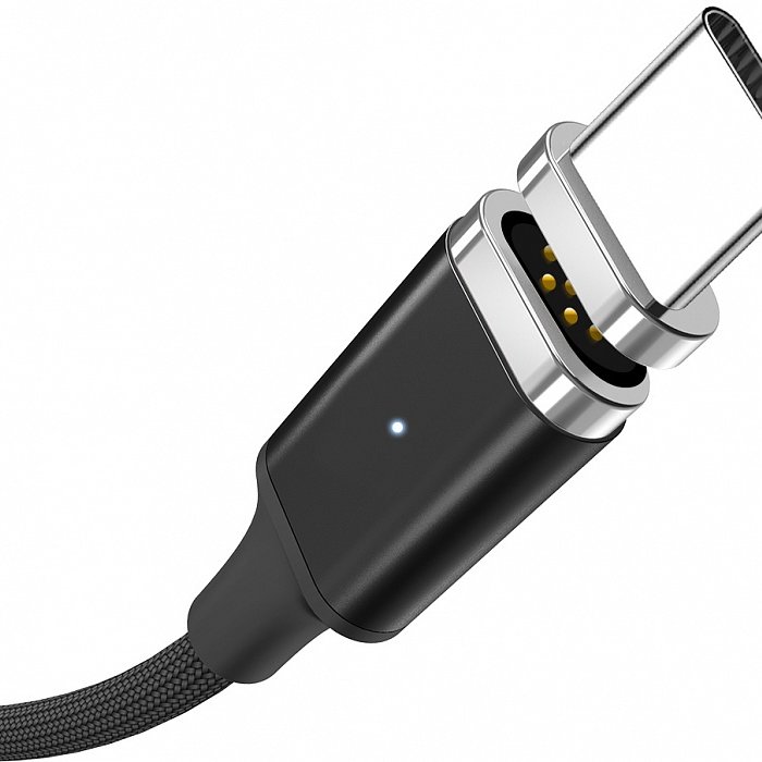 Магнитный кабель Baseus Insnap Magnetic USB to Type-C 1м Черный - Изображение 37706