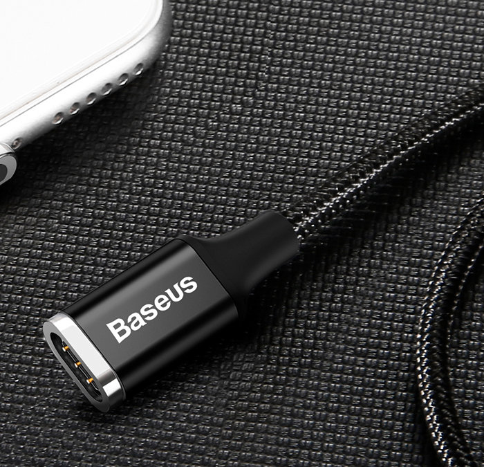 Магнитный кабель Baseus Insnap Magnetic USB to Type-C 1м Черный - Изображение 37724