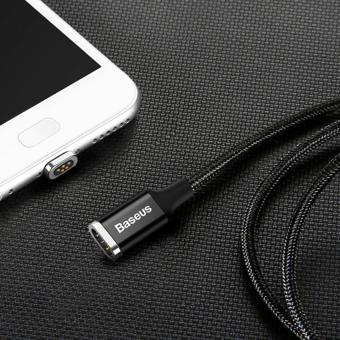Магнитный кабель Baseus Insnap Magnetic USB to Type-C 1м Черный - Изображение 37726