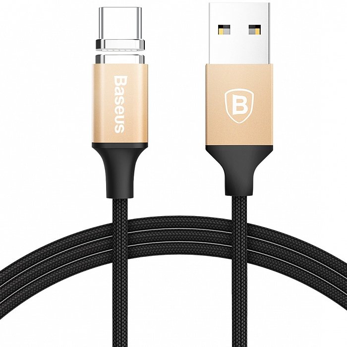 Магнитный кабель Baseus Insnap Magnetic USB to Type-C 1м Золото - Изображение 37732