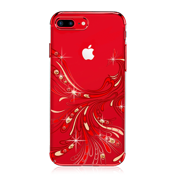 Чехол накладка Swarovski Kingxbar Phoenix для iPhone 8 Plus Красный - Изображение 8351