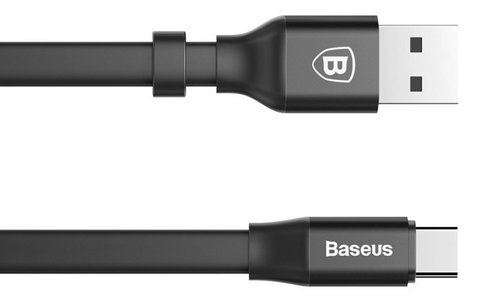 Кабель Baseus Nimble USB Type-C 23 см Черный - Изображение 38302