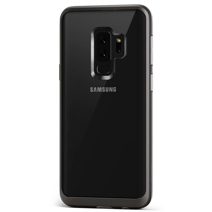 Чехол накладка VRS Design Crystal Bumper для Samsung Galaxy S9 Plus Черный - Изображение 38478