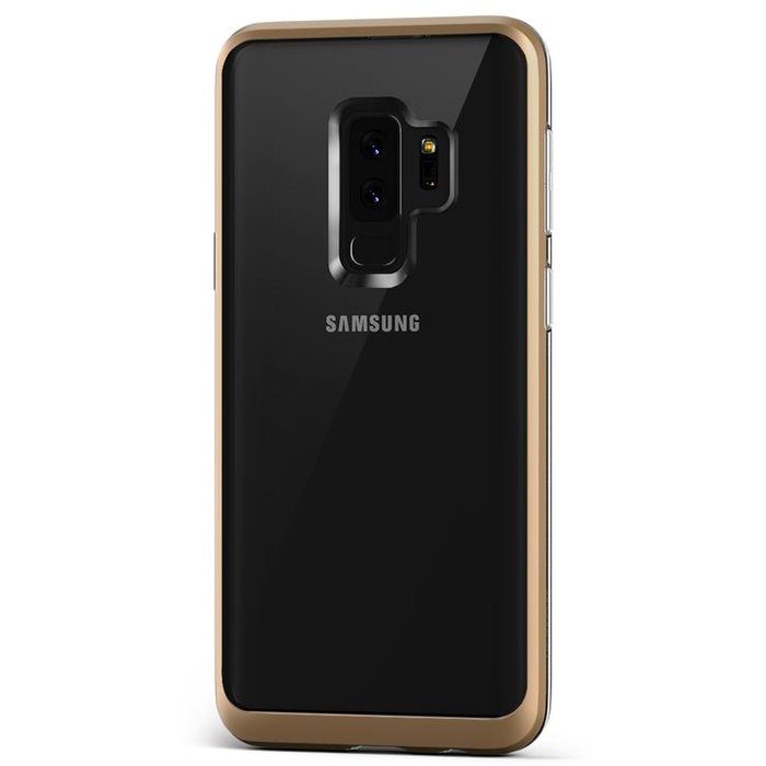 Чехол накладка VRS Design Crystal Bumper для Samsung Galaxy S9 Plus Золото - Изображение 38494