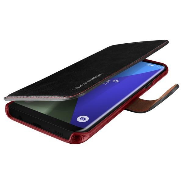 Кожаный чехол книжка VRS Design Layered Dandy для Samsung Galaxy S8 Черный - Изображение 6947