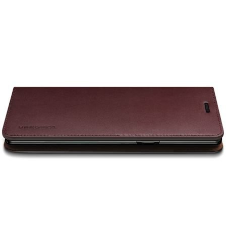 Кожаный чехол книжка VRS Design Genuine Leather для Samsung Galaxy S9 Plus Бордовый - Изображение 38568